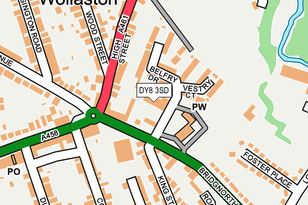 DY8 3SD map - OS OpenMap – Local (Ordnance Survey)