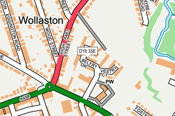 DY8 3SE map - OS OpenMap – Local (Ordnance Survey)