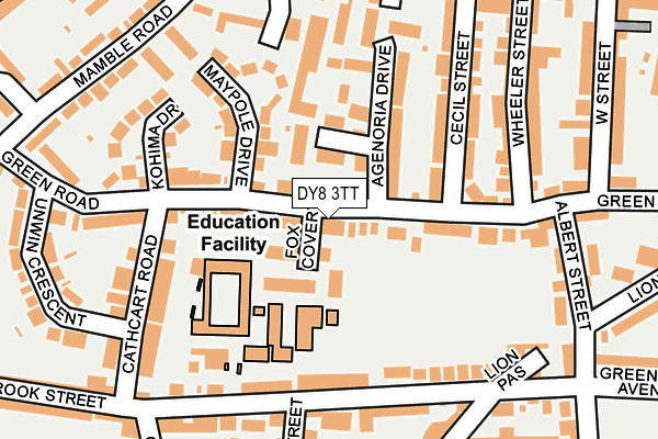 DY8 3TT map - OS OpenMap – Local (Ordnance Survey)