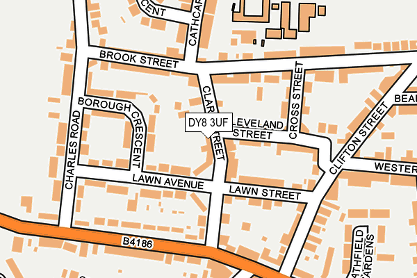 DY8 3UF map - OS OpenMap – Local (Ordnance Survey)