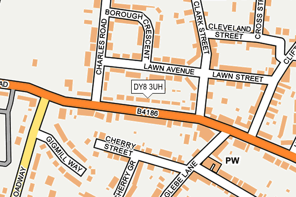 DY8 3UH map - OS OpenMap – Local (Ordnance Survey)