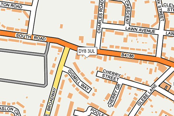 DY8 3UL map - OS OpenMap – Local (Ordnance Survey)