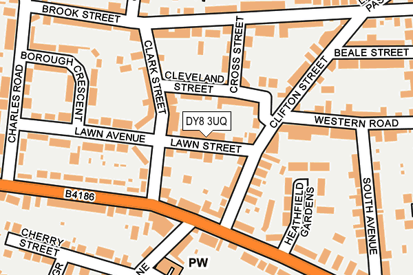 DY8 3UQ map - OS OpenMap – Local (Ordnance Survey)