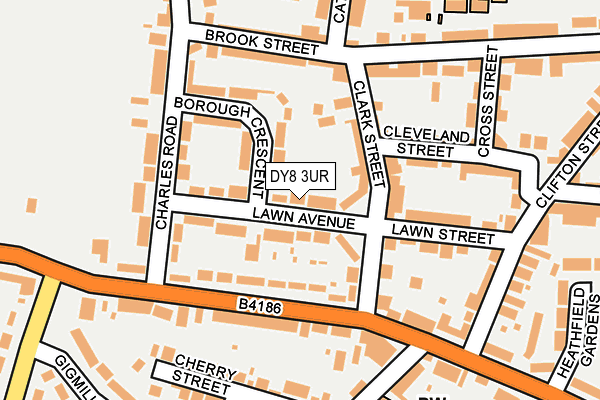 DY8 3UR map - OS OpenMap – Local (Ordnance Survey)