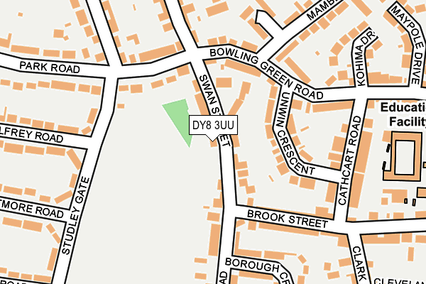 DY8 3UU map - OS OpenMap – Local (Ordnance Survey)