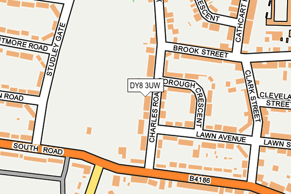 DY8 3UW map - OS OpenMap – Local (Ordnance Survey)