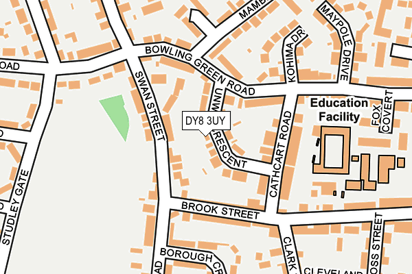 DY8 3UY map - OS OpenMap – Local (Ordnance Survey)