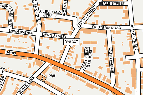 DY8 3XT map - OS OpenMap – Local (Ordnance Survey)