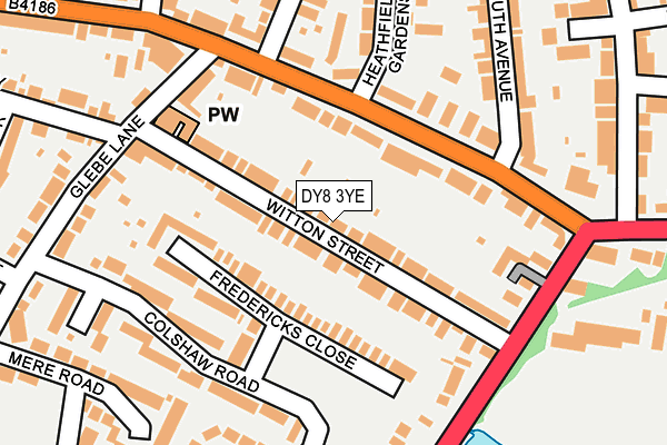 Map of M & W REFURBISHMENTS LTD at local scale