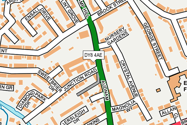 DY8 4AE map - OS OpenMap – Local (Ordnance Survey)