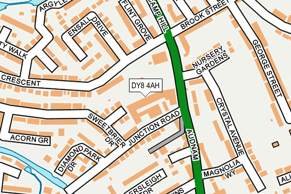 DY8 4AH map - OS OpenMap – Local (Ordnance Survey)