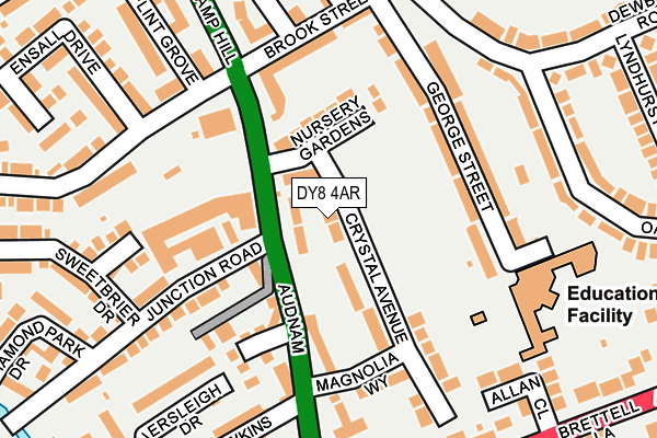 DY8 4AR map - OS OpenMap – Local (Ordnance Survey)