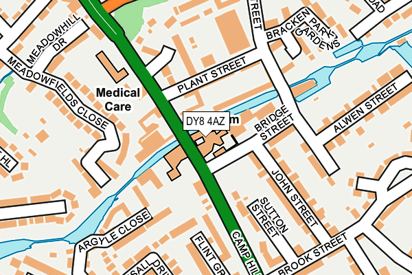 DY8 4AZ map - OS OpenMap – Local (Ordnance Survey)