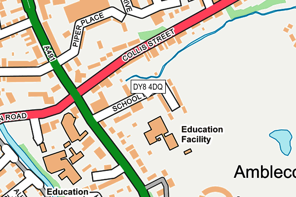 DY8 4DQ map - OS OpenMap – Local (Ordnance Survey)