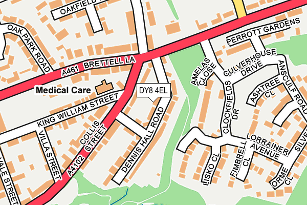 DY8 4EL map - OS OpenMap – Local (Ordnance Survey)