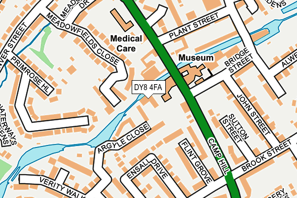 DY8 4FA map - OS OpenMap – Local (Ordnance Survey)