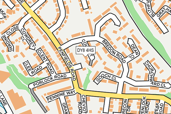 DY8 4HS map - OS OpenMap – Local (Ordnance Survey)
