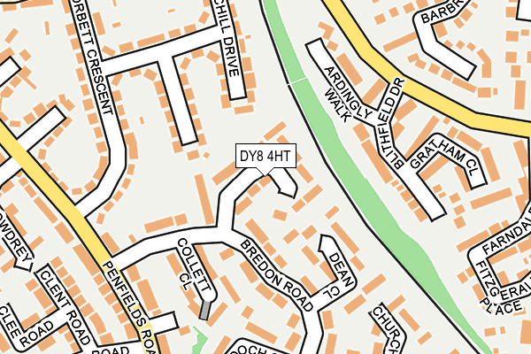 DY8 4HT map - OS OpenMap – Local (Ordnance Survey)