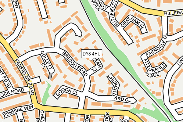 DY8 4HU map - OS OpenMap – Local (Ordnance Survey)