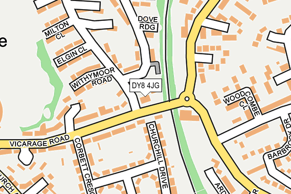 DY8 4JG map - OS OpenMap – Local (Ordnance Survey)