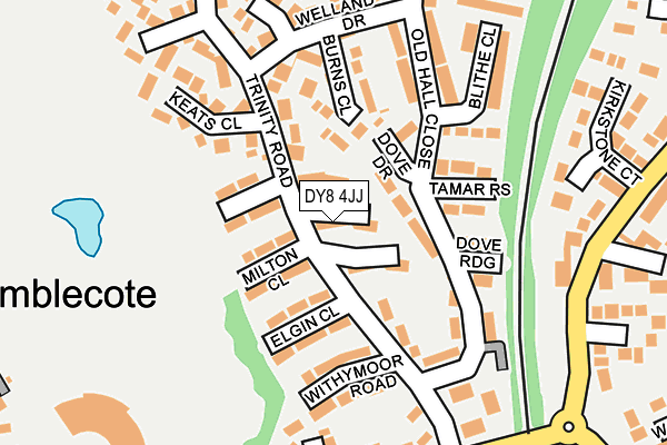 DY8 4JJ map - OS OpenMap – Local (Ordnance Survey)