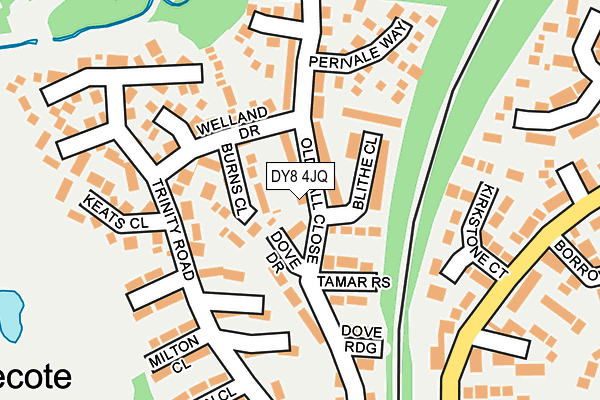 DY8 4JQ map - OS OpenMap – Local (Ordnance Survey)