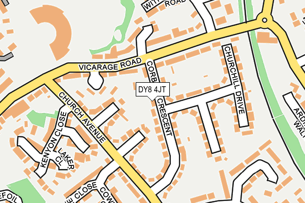 DY8 4JT map - OS OpenMap – Local (Ordnance Survey)
