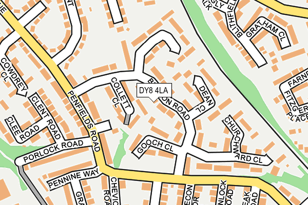 DY8 4LA map - OS OpenMap – Local (Ordnance Survey)