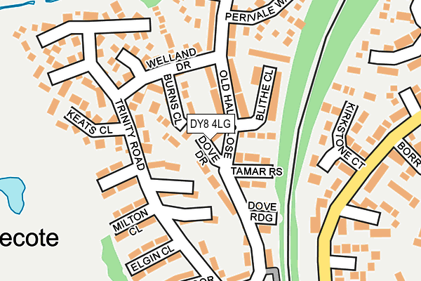 DY8 4LG map - OS OpenMap – Local (Ordnance Survey)