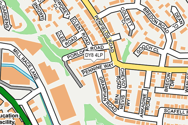 DY8 4LP map - OS OpenMap – Local (Ordnance Survey)
