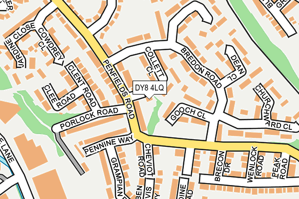 DY8 4LQ map - OS OpenMap – Local (Ordnance Survey)