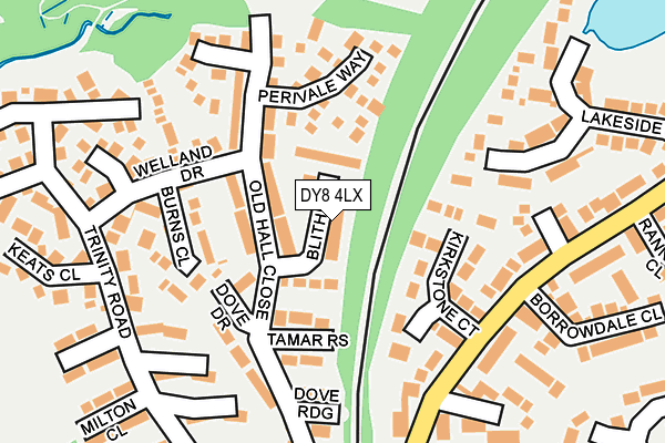 DY8 4LX map - OS OpenMap – Local (Ordnance Survey)