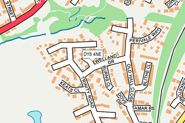 DY8 4NE map - OS OpenMap – Local (Ordnance Survey)