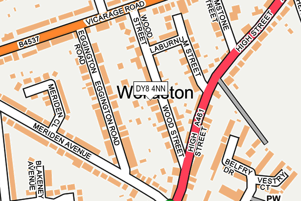 DY8 4NN map - OS OpenMap – Local (Ordnance Survey)