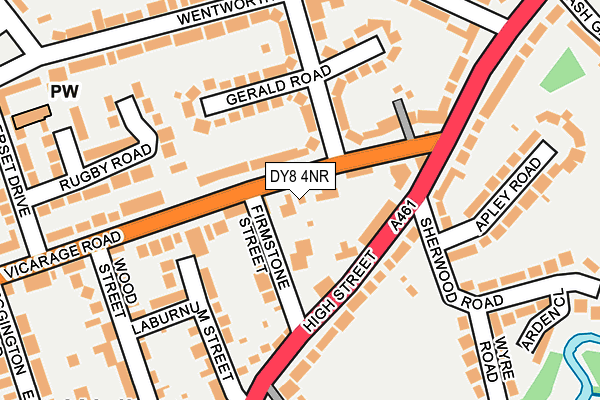 DY8 4NR map - OS OpenMap – Local (Ordnance Survey)