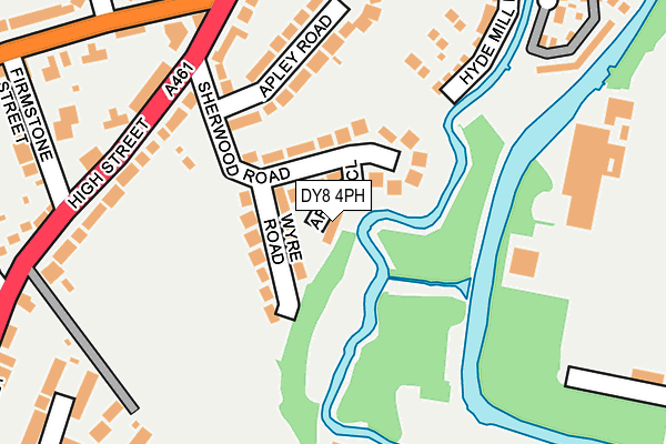 DY8 4PH map - OS OpenMap – Local (Ordnance Survey)