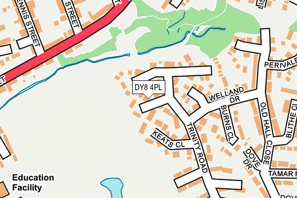 DY8 4PL map - OS OpenMap – Local (Ordnance Survey)
