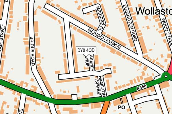 DY8 4QD map - OS OpenMap – Local (Ordnance Survey)