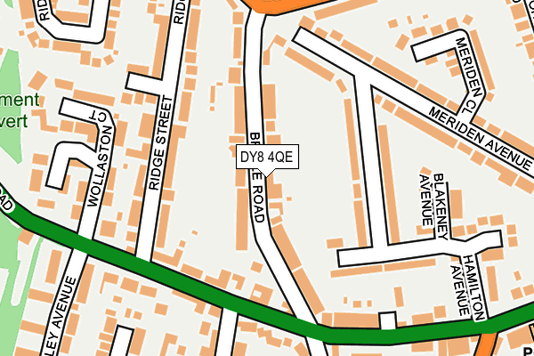 DY8 4QE map - OS OpenMap – Local (Ordnance Survey)