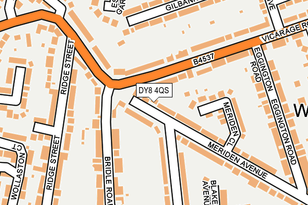 DY8 4QS map - OS OpenMap – Local (Ordnance Survey)