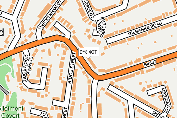 DY8 4QT map - OS OpenMap – Local (Ordnance Survey)