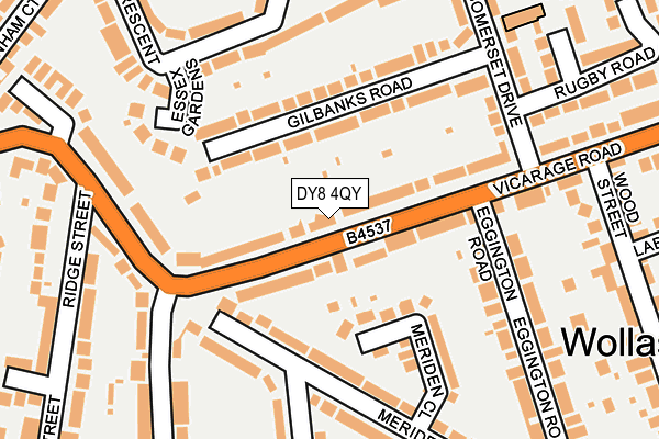 DY8 4QY map - OS OpenMap – Local (Ordnance Survey)