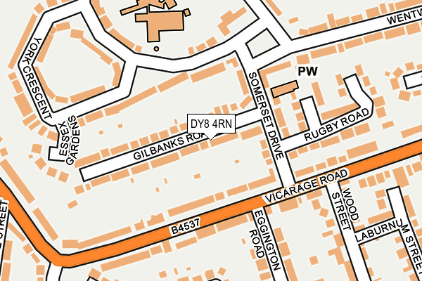 DY8 4RN map - OS OpenMap – Local (Ordnance Survey)