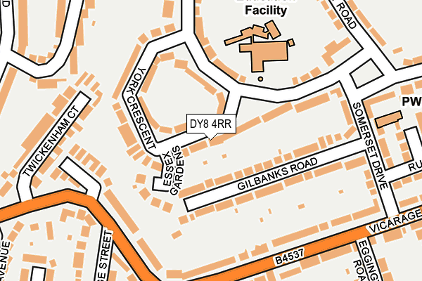DY8 4RR map - OS OpenMap – Local (Ordnance Survey)