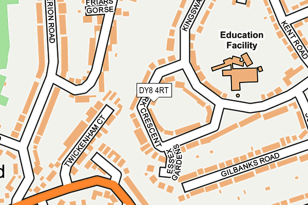 DY8 4RT map - OS OpenMap – Local (Ordnance Survey)