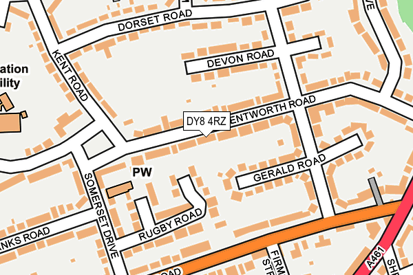 DY8 4RZ map - OS OpenMap – Local (Ordnance Survey)