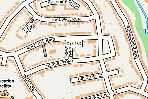 DY8 4SX map - OS OpenMap – Local (Ordnance Survey)