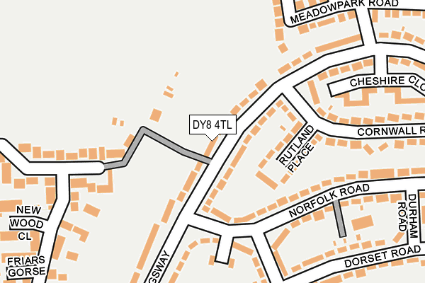 DY8 4TL map - OS OpenMap – Local (Ordnance Survey)