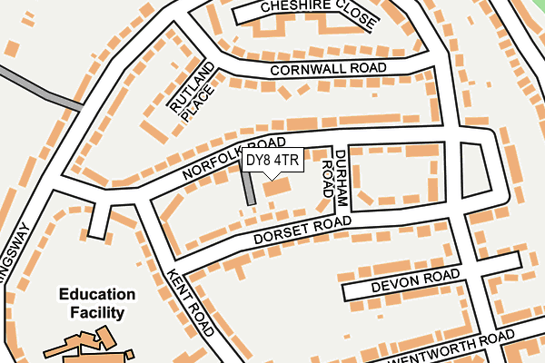 DY8 4TR map - OS OpenMap – Local (Ordnance Survey)