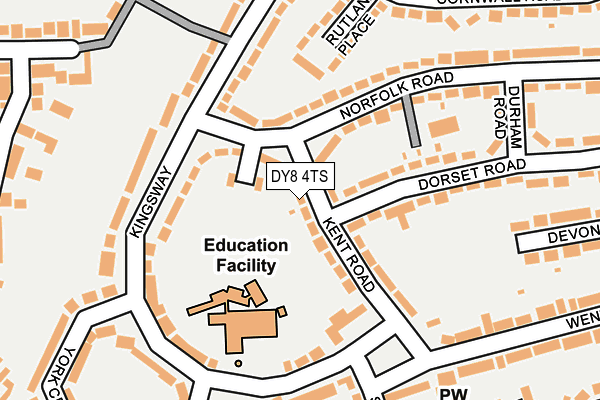 DY8 4TS map - OS OpenMap – Local (Ordnance Survey)